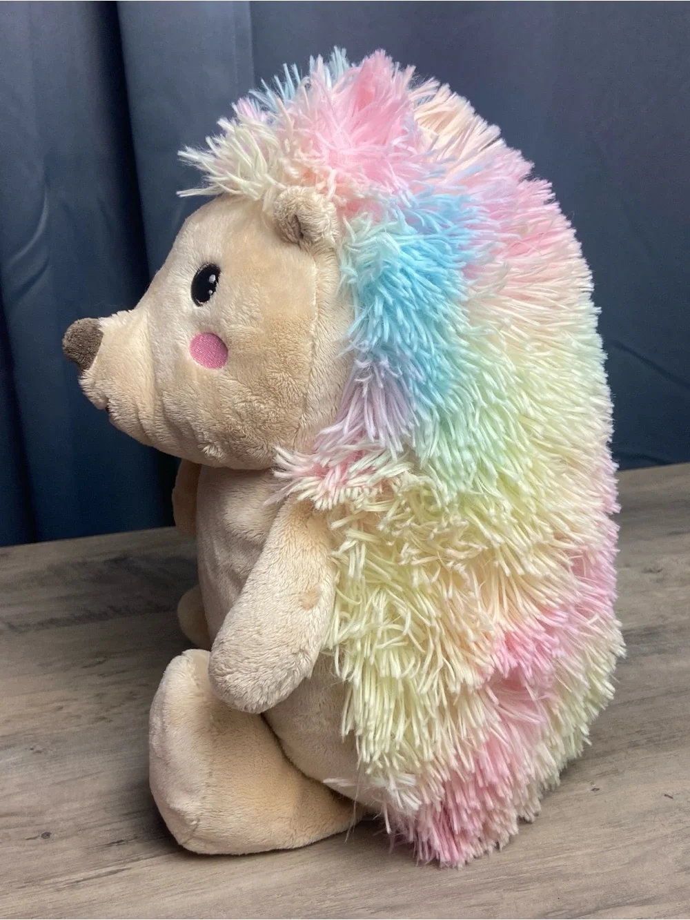 Build-A-Bear Cool Quills Hedgehog, Plush, Rainbow Fur, Super Soft